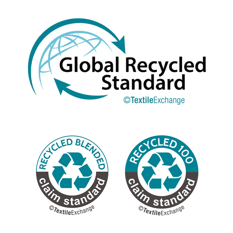 一般財団法人ケケン試験認証センターによるRCS（Recycled Claim Standard）認証（KN0068） および GRS（Global Recycled Standard）認証（KN0066）